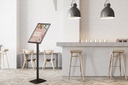 Posterstand aluminium met kliklijst A1