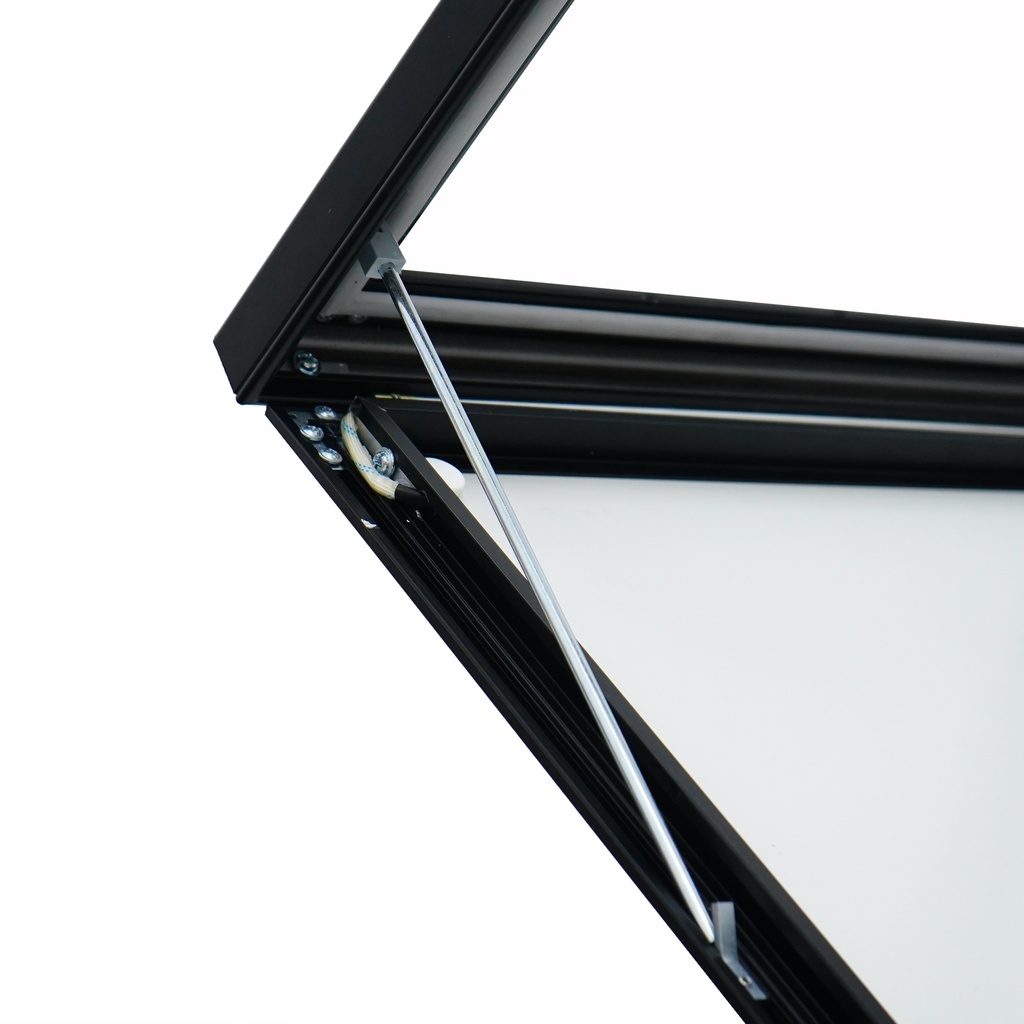 Menu vitrinekast 2x A4 met LED verlichting