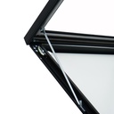 Menu vitrinekast 2x A4 met LED verlichting