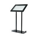 Menu vitrinekast 2x A4 met LED verlichting