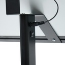 Menu vitrinekast 2x A4 met LED verlichting