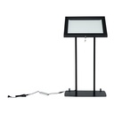 Menu vitrinekast 2x A4 met LED verlichting