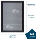 Kliklijst A3 25mm mat zwart
