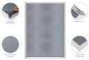 Kliklijst A1 25mm mat wit