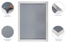 Kliklijst A3 25mm mat wit