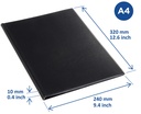 Showalbum Rillstab "Original" A4 zwart - 10 tassen