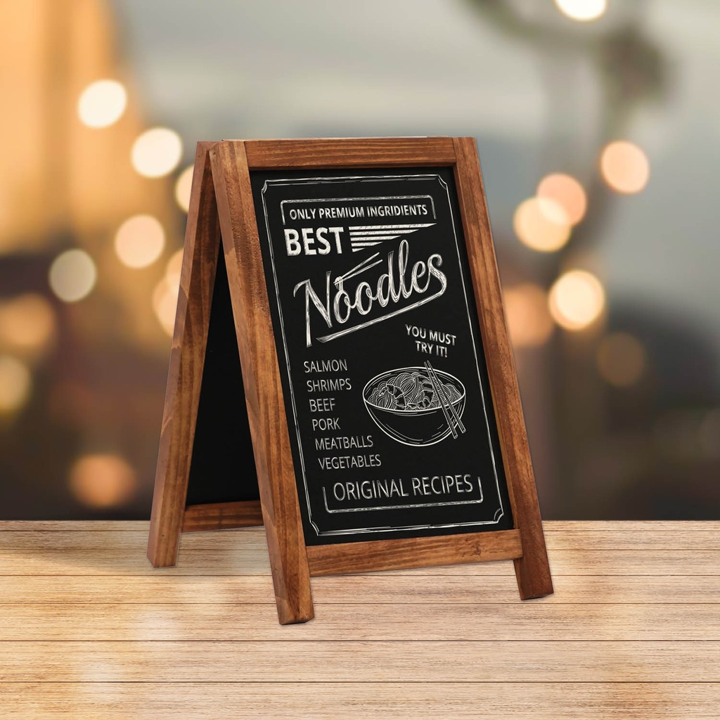 Krijtbord tafelmodel mini blank (15x25 cm)