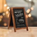 Krijtbord tafelmodel mini blank (15x25 cm)