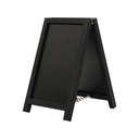 Krijtbord tafelmodel mini zwart (15x25 cm)