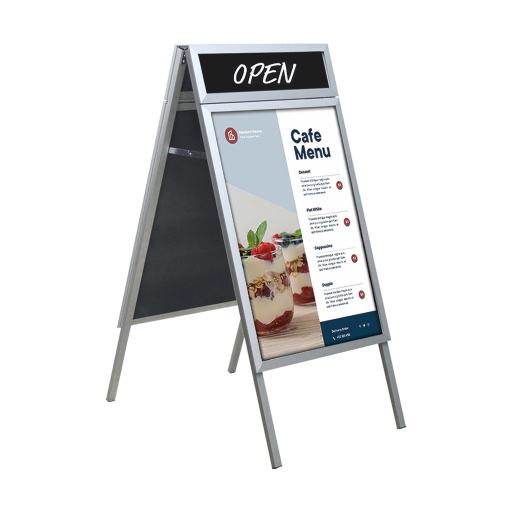 Stoepbord "Duro" waterbestendig met topbord 32mm A1
