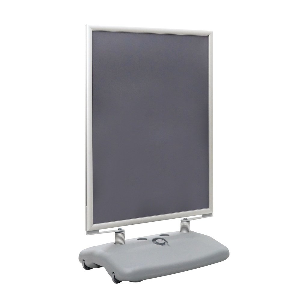 Stoepbord "Duro" waterbestendig met watervoet 35mm A0