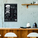 Wandkrijtbord 50 x70cm
