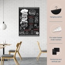 Wandkrijtbord 50 x70cm