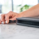 Schrijfmap Rillstab "Excellent deluxe" A4 lederlook zwart