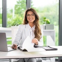 Schrijfmap Rillstab "Excellent deluxe" A4 lederlook zwart