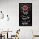 Krijtbord Duro 60x110cm