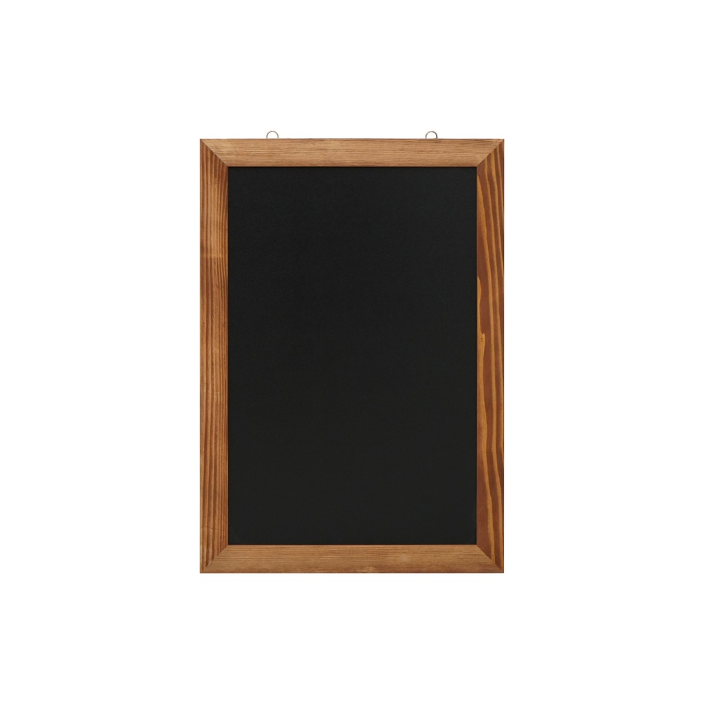 Wandkrijtbord met lijst 42x60cm natural