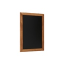 Wandkrijtbord met lijst 42x60cm natural