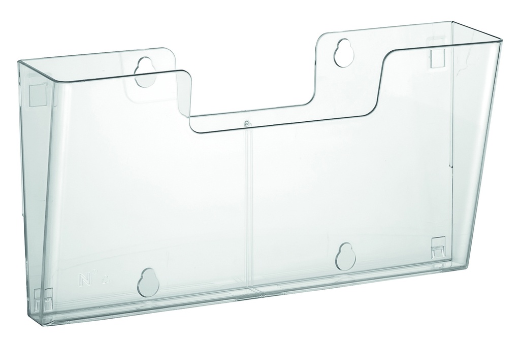 Wandfolderbakje 4xA4 "liggend" en koppelbaar