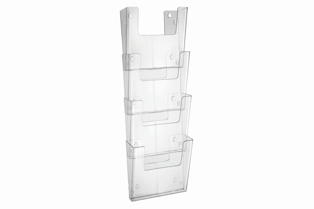 Wandfolderbakje 4xA4 "staand" en koppelbaar