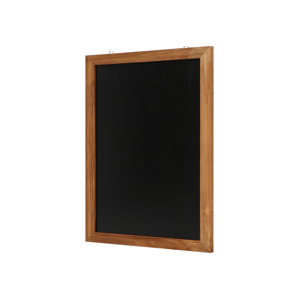 Wandkrijtbord met lijst 50x70cm natural