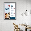 Kliklijst A0  25mm  zilver