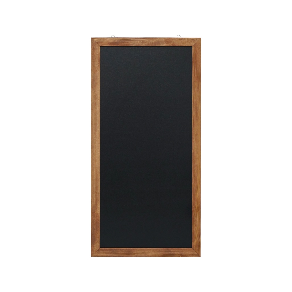 Wandkrijtbord met lijst 50x100cm natural