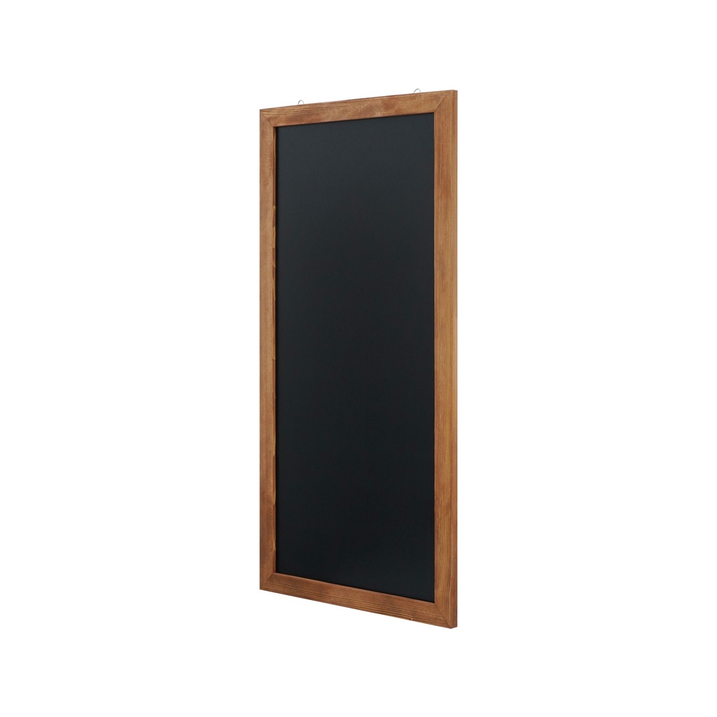 Wandkrijtbord met lijst 50x100cm natural