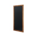 Wandkrijtbord met lijst 50x100cm natural