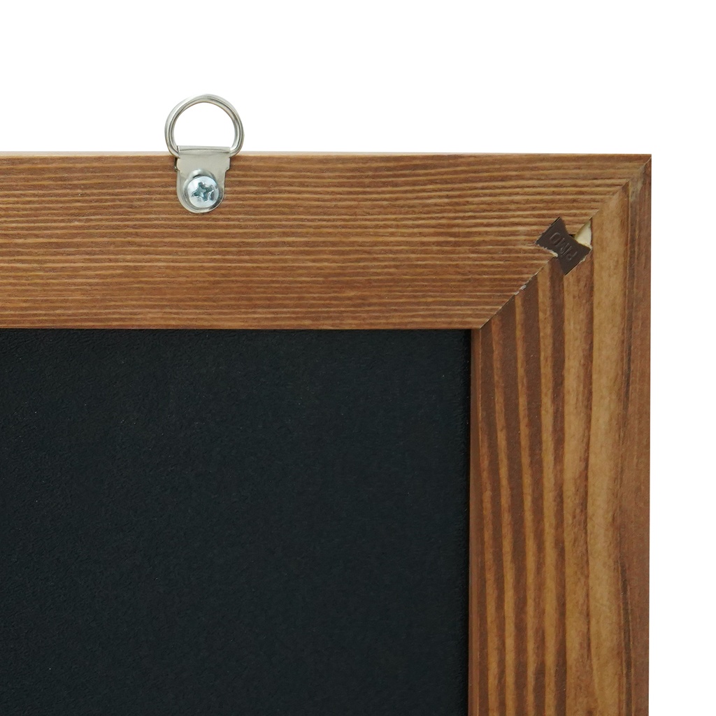 Wandkrijtbord met lijst 50x100cm natural