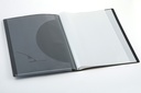 Showalbum "Frontview" A4 / 20 tassen - antraciet