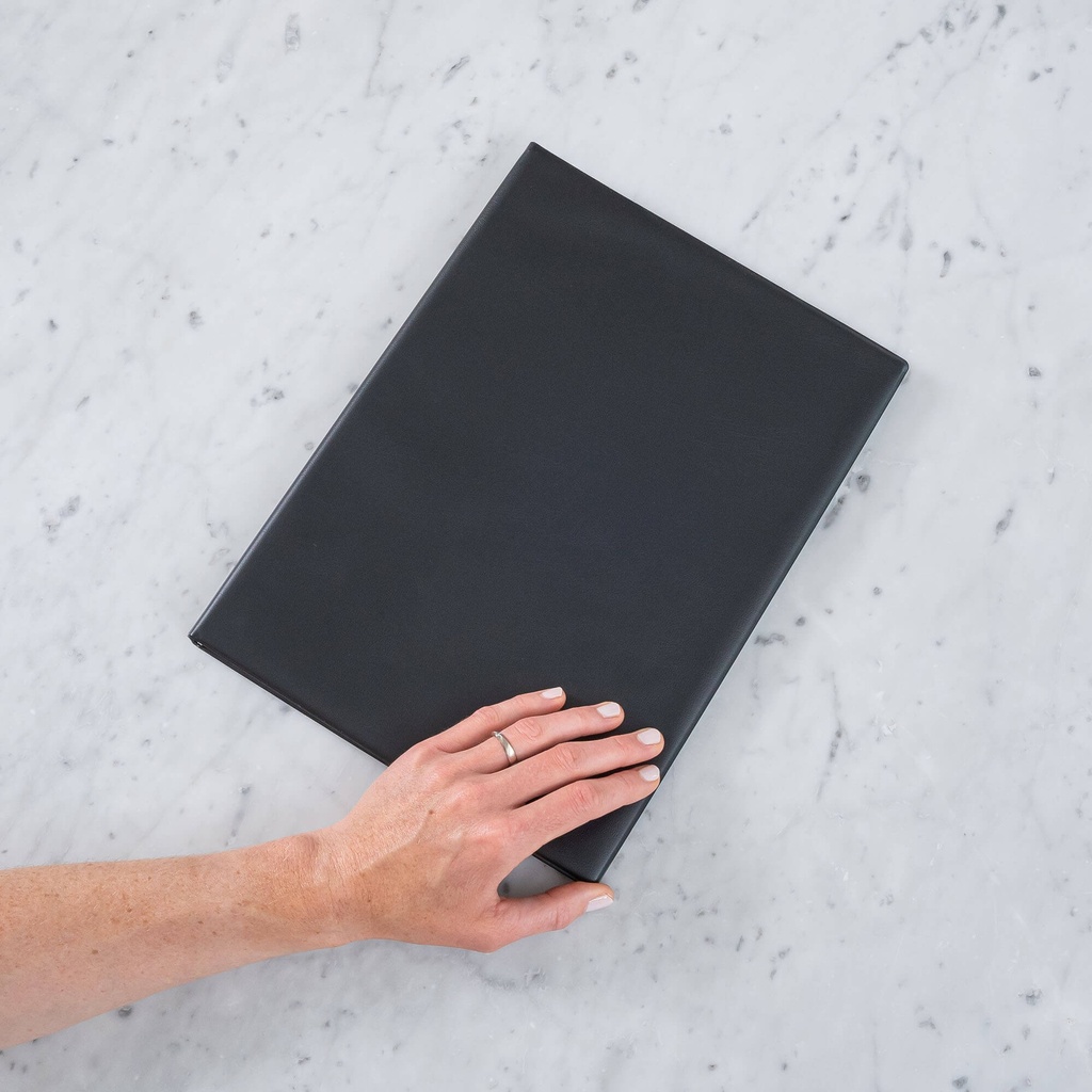 Showalbum Rillstab "Original" A4 zwart - 80 tassen