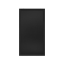 Wandkrijtbord met lijst 60x110cm zwart