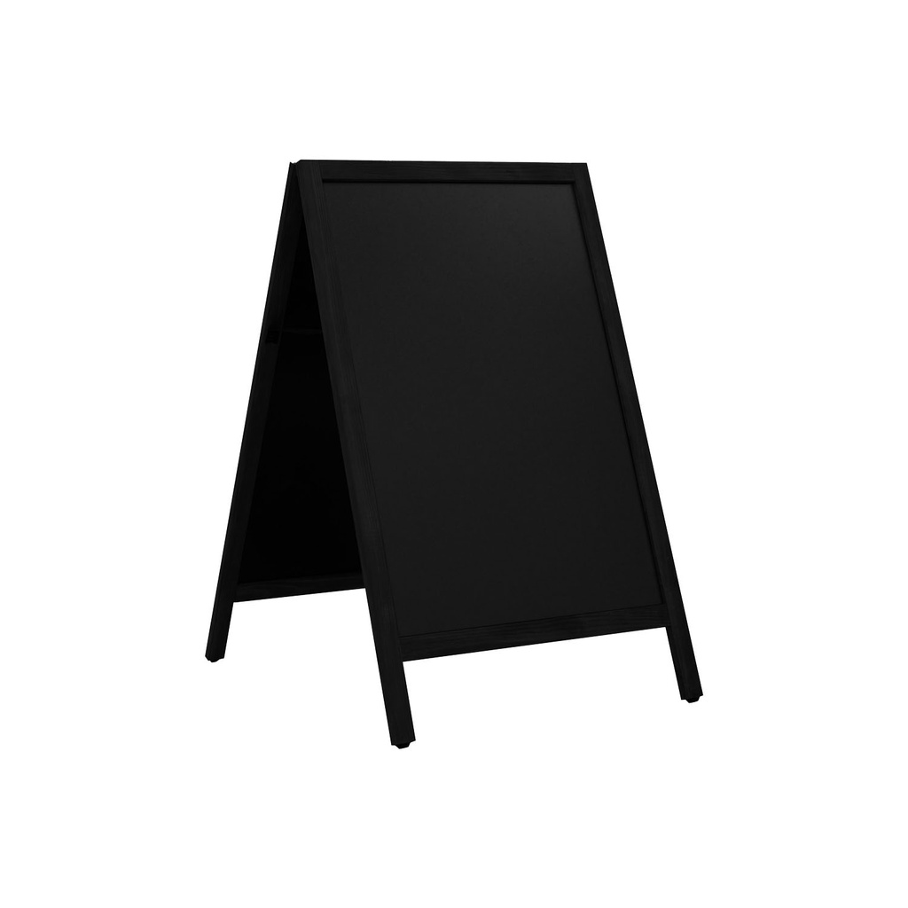 Krijt stoepbord Eco 66x104 cm  zwart