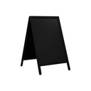 Krijt stoepbord Eco 66x104 cm  zwart