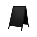 Krijt stoepbord Eco 66x104 cm  zwart