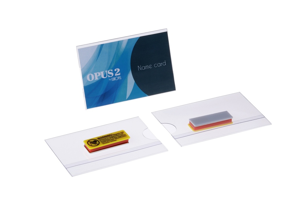 Badge magnetisch 90 x 55 mm / 24 stuks