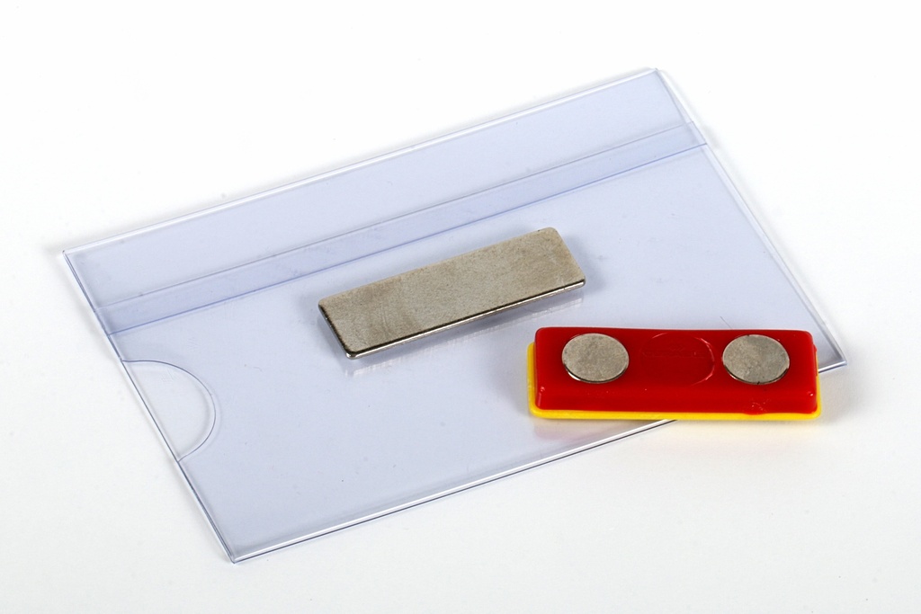 Badge magnetisch 90 x 55 mm / 24 stuks
