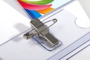 Badge clip + speld 75 x 40 mm / 24 stuks