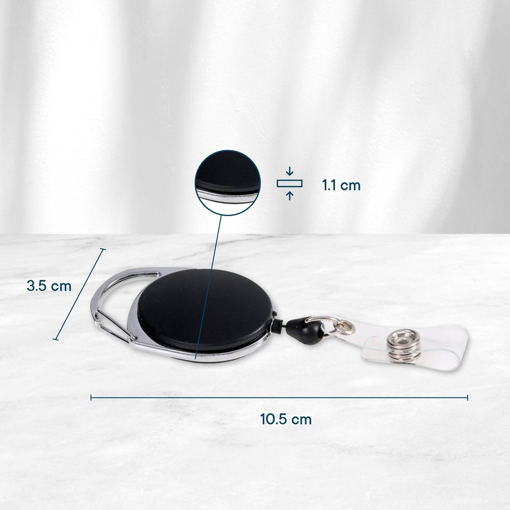 Afrolmechanisme met karabijnhaak en strip 10 stuks