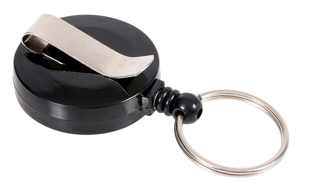 Afrolmechanisme met sleutelring zwart / 10 stuks