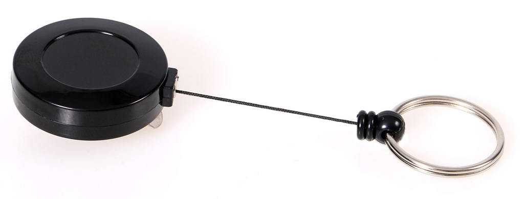 Afrolmechanisme met sleutelring zwart / 10 stuks