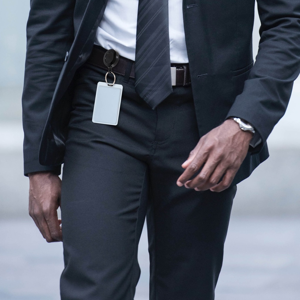 Afrolmechanisme met sleutelring zwart / 10 stuks