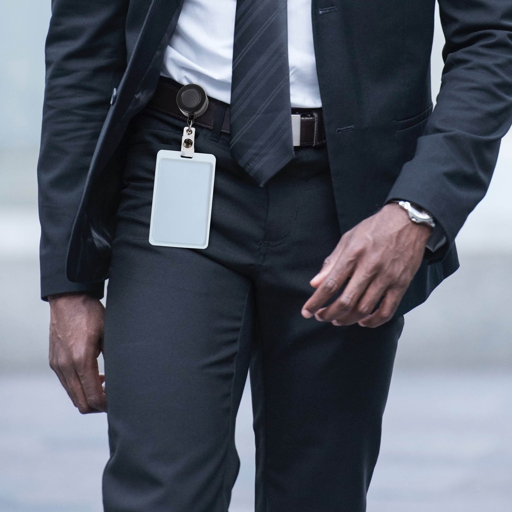 Afrolmechanisme met kunststof strip zwart / 10 stuks