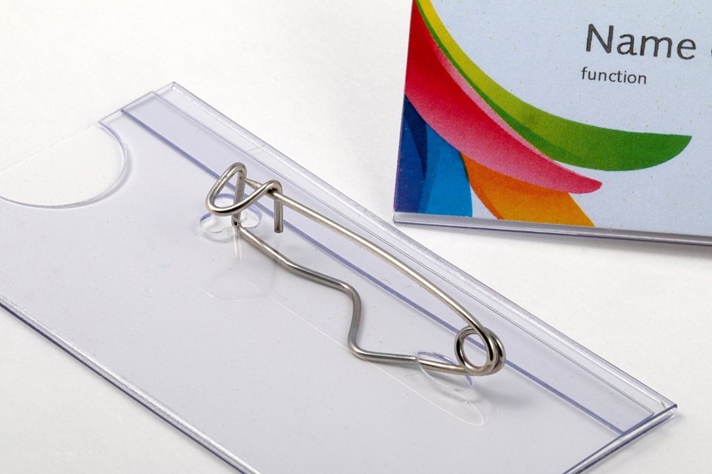 Badge speld 60 x 40 mm / 24 stuks