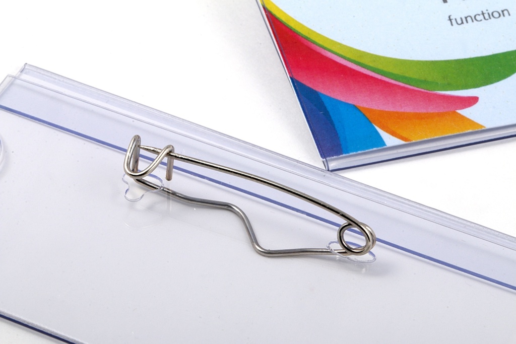 Badge speld 75 x 40 mm / 24 stuks