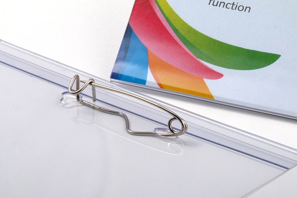 Badge speld 90 x 60 mm / 24 stuks