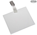 Badge / Pashouder gesloten strip+clip 90x60mm / 24 stuks