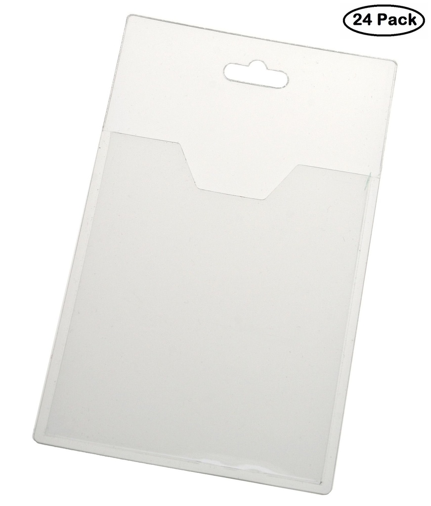 Badge / Pashouder open 60x90mm / 24 stuks