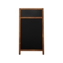 Krijt stoepbord Eco 66x128 cm met topbord natural